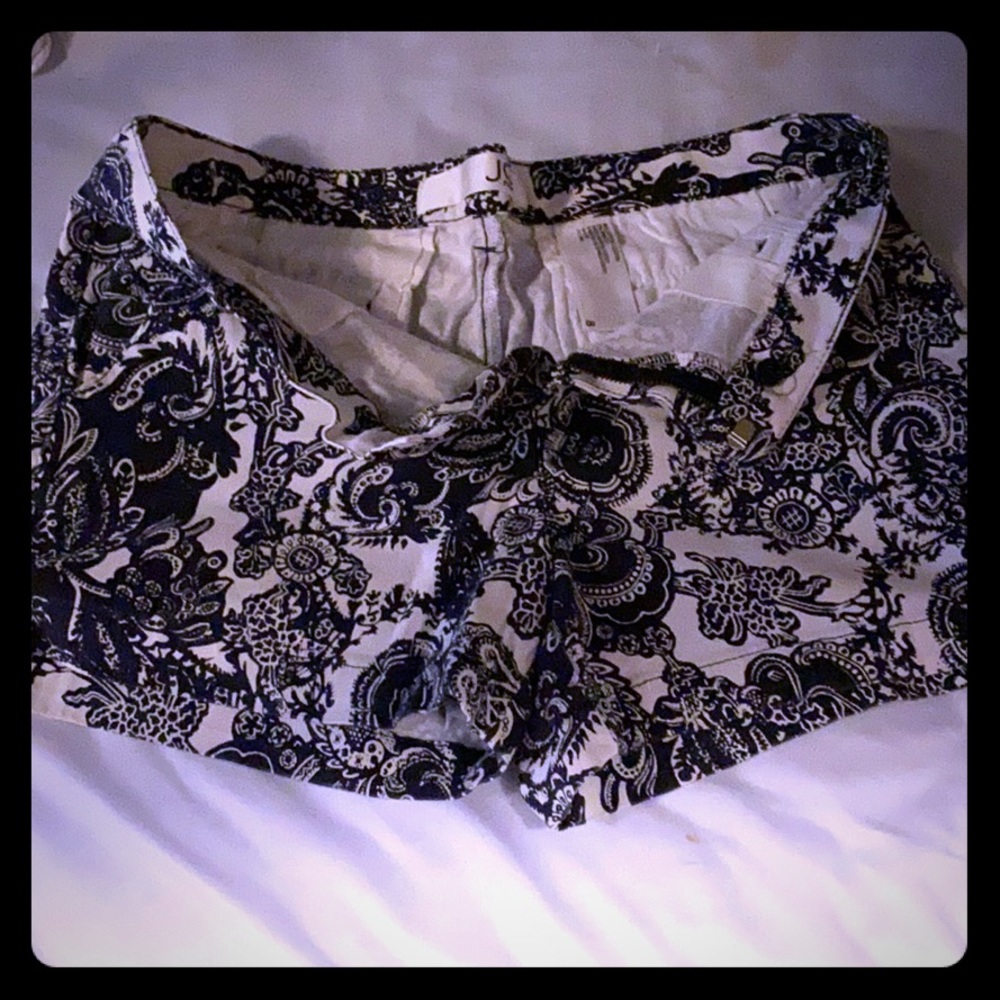 Super cute Navy and white paisley !!